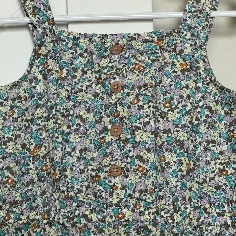 OshKosh B’gosh Floral Romper Toddler Girls Size 4T